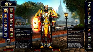 Mists of Pandaria Beta - Character Creation Screen