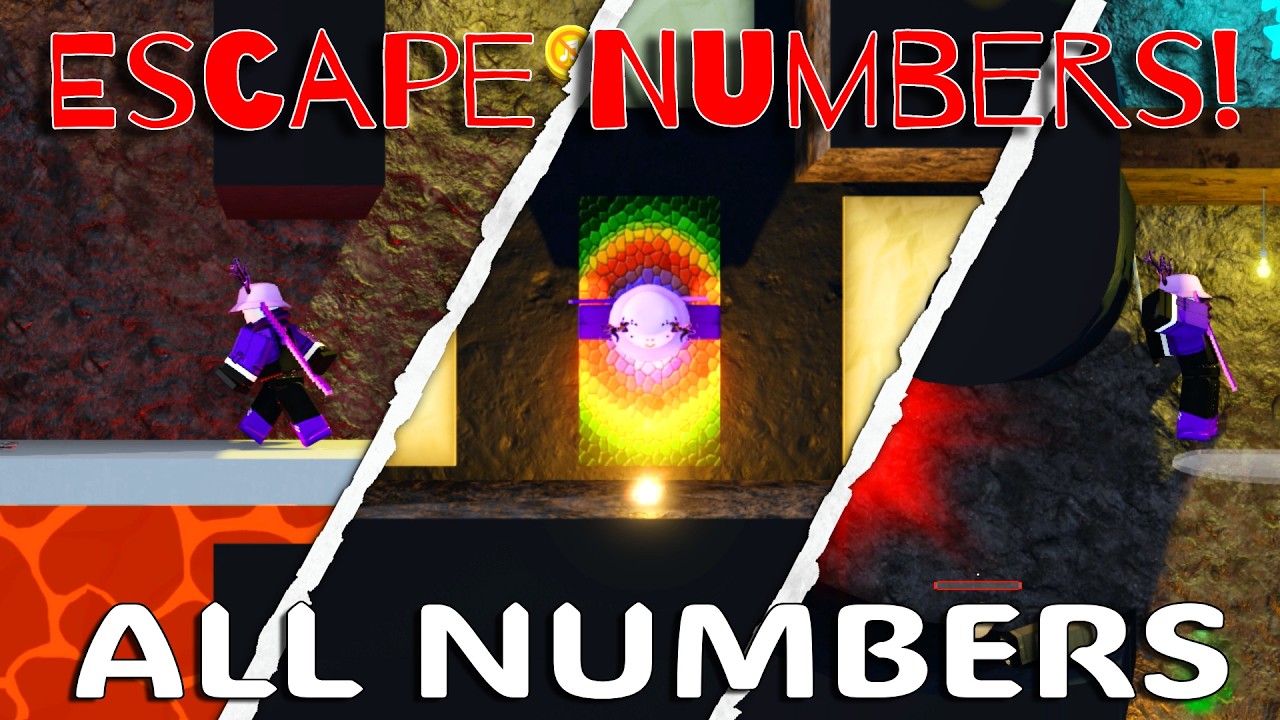 Escape Numbers! - Full Walkthrough [Roblox] - YouTube