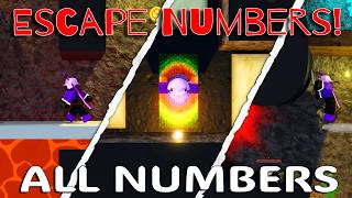 Escape Numbers! - Full Walkthrough [Roblox]