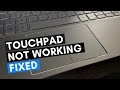 How to fix touchpad not working on windows 10 problem