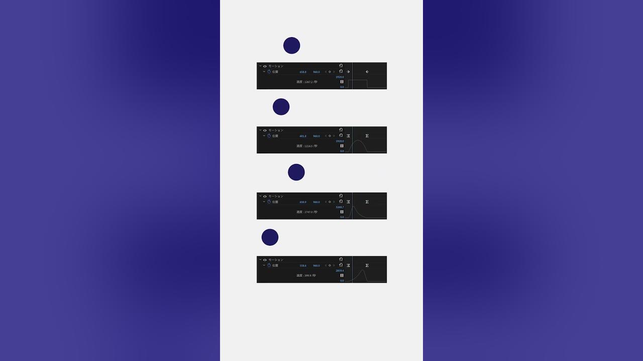 【PremierePro】イーズイン・イーズアウトの動きの違い#adobe #動画編集スクール