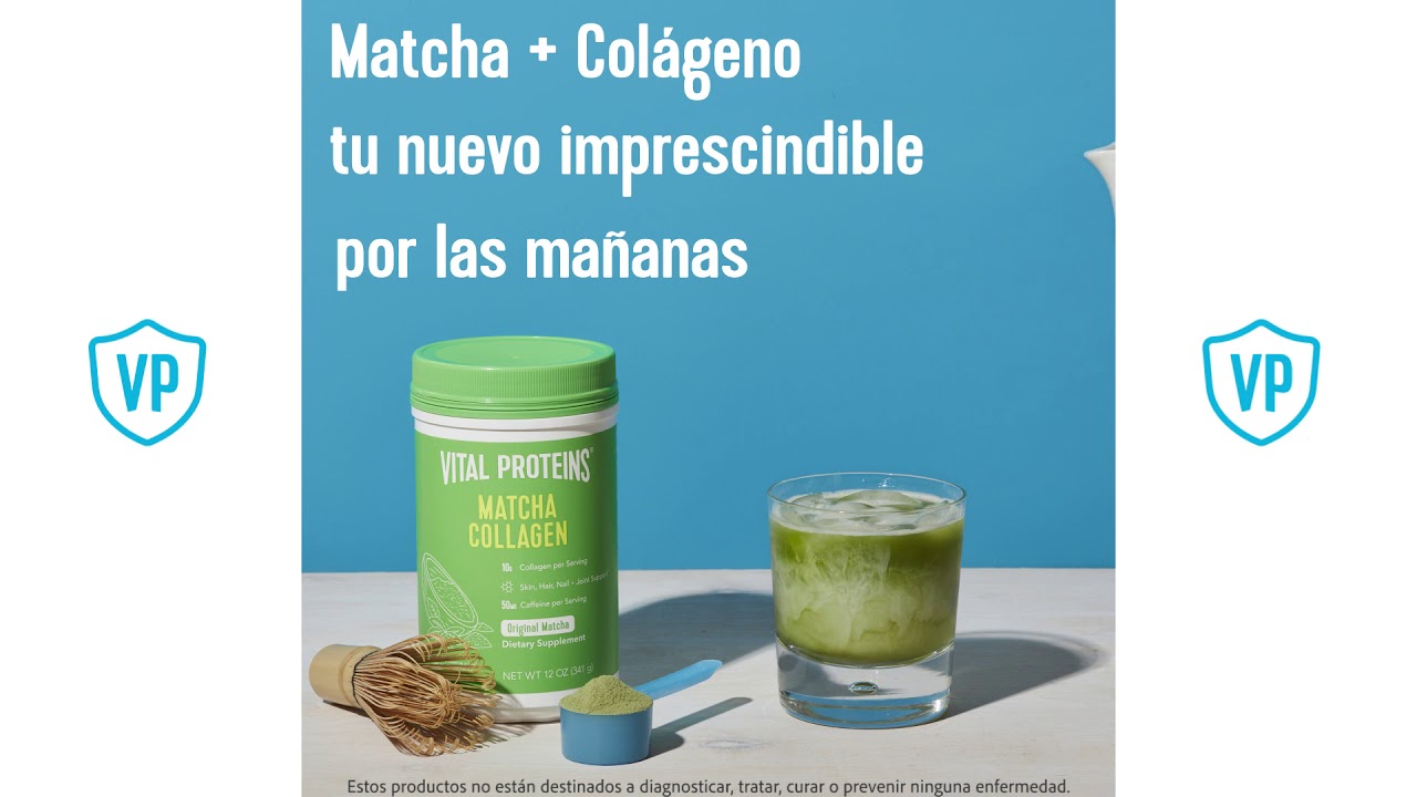 Vital Proteins Péptidos de Colágeno Matcha Té Verde