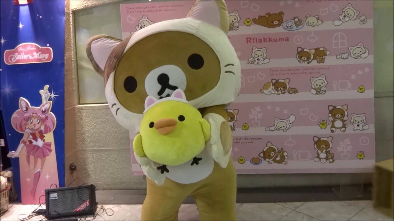 もっと♪のんびりネコテーマ」 リラックマキャラバン 2015 大阪梅田