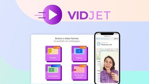 Vidjet Lifetime Deal $69 - Popup Video Player | Vidjet Review