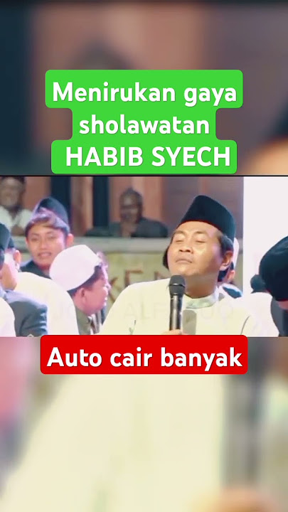 Bocil Menirukan Gaya Sholawatan Habib Syech, KH ANWAR ZAHID TERBARU