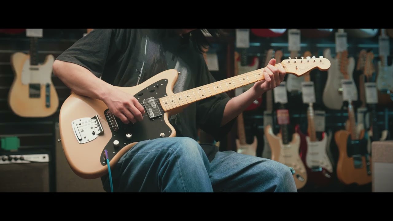FENDER CUSTOM SHOP INORAN Jazzmaster Desert Sand Team Built - YouTube