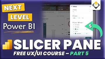 (Part 5) - Build This Custom Power BI Slicer Panel ( FREE UX/UI Design Mini-Course )
