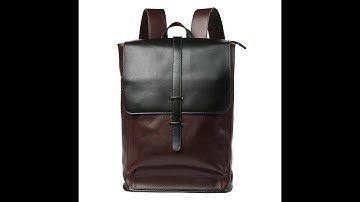 Balo Da Nam Đẹp Dáng Hộp Thời Trang E1202 Balo Nam Thời Trang Cao Cấp Chống Nước Phong Cách Hàn Quốc