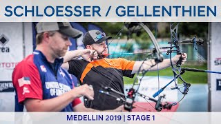 Mike Schloesser v Braden Gellenthien – compound men gold | Medellin 2019 World Cup S1