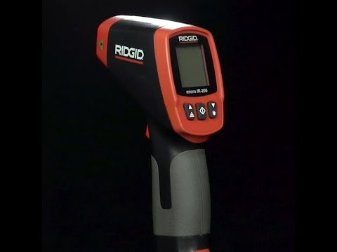 RIDGID 36798 micro IR-200 Non-Contact Infrared Thermometer: Overview
