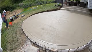 Hot Concrete, Curved Patio, Lets Do It! by Allen Construction 3,783 views 11 months ago 14 minutes, 56 seconds