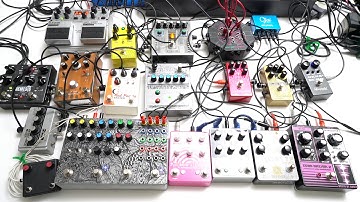 Pedal Drone All Delay Echo Feedback Loop Matrix Industrialectric Seppuku FX