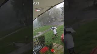 When weather turns wild 🌪️😳