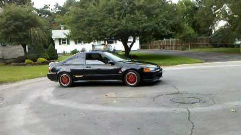 B16A with OBX twin loop exhaust