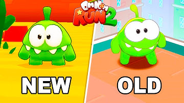 Om Nom Run 2 - Old Version vs New Version Gameplay
