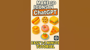 Generate High-Quality 3D Icons with ChatGPT (No Design Skills Needed) #shorts #chatgpt