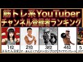筋トレ系ユーチューバーのチャンネル登録者ランキング【5〜1位】