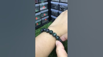 CODE: RZ009 Ruby Zoisite Bracelet 10mm