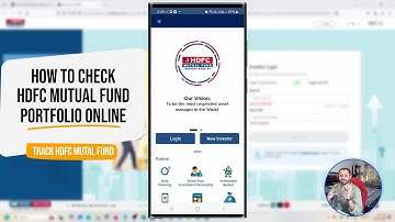 How to Check HDFC Mutual Fund Portfolio Online - HDFC Mutual Fund App Login