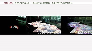 TCI · GTEK Interactive LED Video Floor · Demonstration