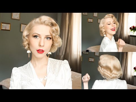 Marilyn Monroe Inspired Hairstyle Tutorial on Medium Hair