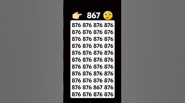 check your eyes and find the number 867 #geniusmindset #puzzle #mazesolving #logicpuzzle #braingames