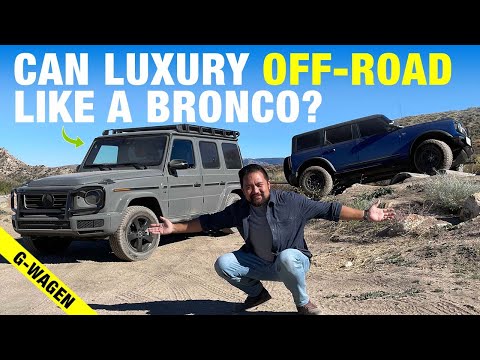 OFF-ROAD COMPARISON TEST: Mercedes-Benz G 550 Pro vs. Ford Bronco | Can the G-Wagen Keep Up?