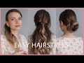 3 Easy Hairstyles for Medium/Long Hair