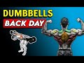 Back Day Dumbbells Workout At Home (Train For Bigger Lats, Traps, Rhomboids & Rear Delts)