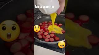 Fried Rice With Hotdog U0026 Egg Midnight Snack