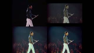 Colours, Framing, and Editing comparison - Queen Rock Montreal \/ We Will Rock You