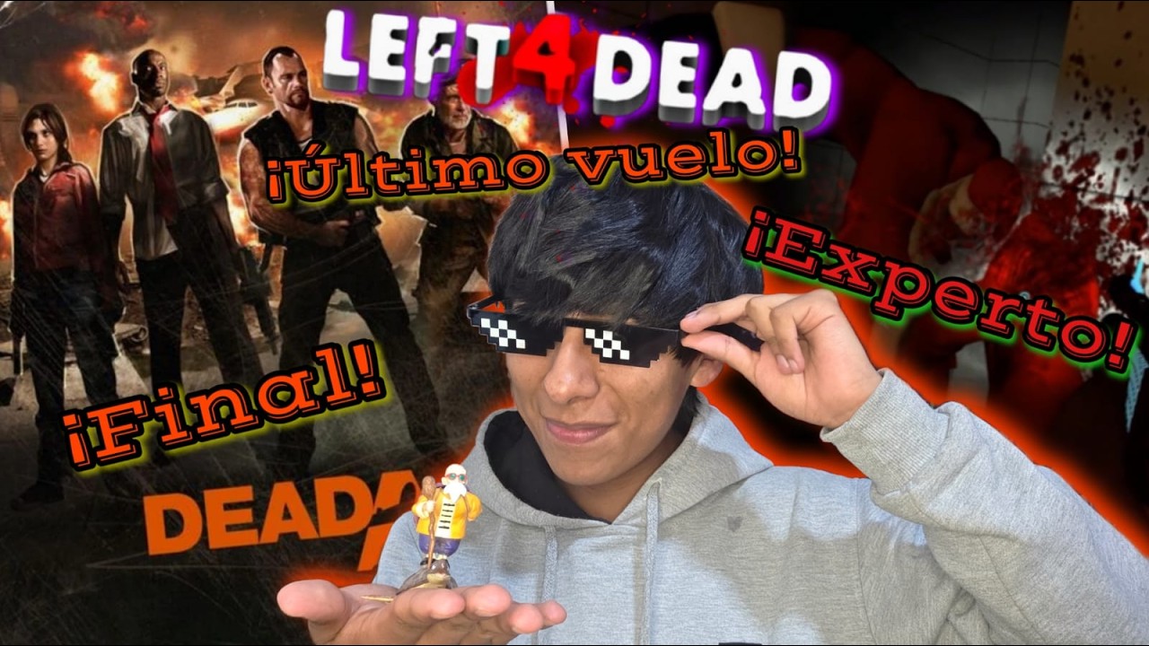 ¡Left 4 Dead 1! ¡Último vuelo! /Terminal y Clímax en la pista (Experto) pues ya tomamos el vuelo xD