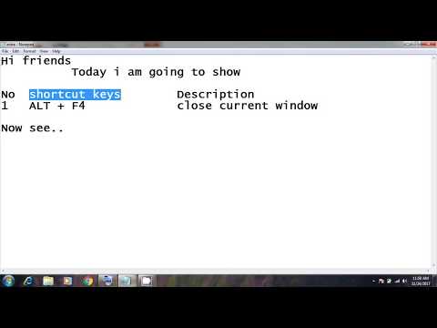 most useful shortcut keys for close current window