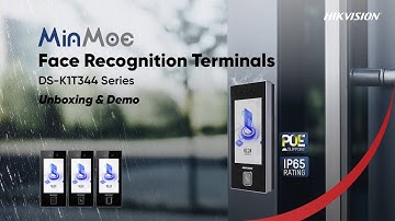 DS-K1T342MFWX-E1 HIKVISION DS-K1T344 SERIES | MinMoe Face Recognition Terminals | POE support
