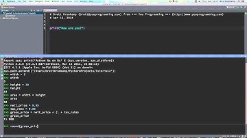 Python Programming Tutorial 3 - Using Variables