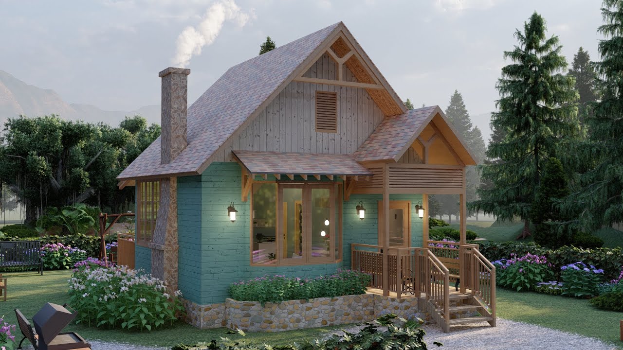 ( 480 sqft ) Tiny House Design 6 x 7 m ( 20 x 24 Ft ) Cute Home - YouTube
