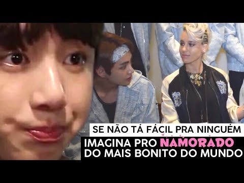 Se não tá fácil pra ninguém, imagina pro namorado do mais bonito do mundo [VKOOK]