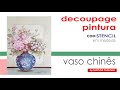 Live (21/04/20) | Vaso Chinês com Flores | Mayumi Takushi | Stencil | OPA CRIANDO ARTE