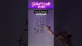 How To Multiply with Decimals #decimals #multiplication #decimalmultiplication #math #silentmath screenshot 3