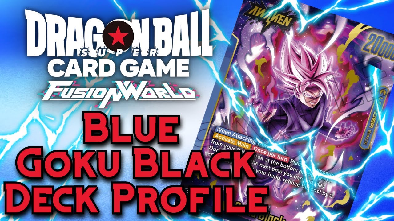 dragon ball super card game fusion world goku black deck DBSCG Fusion World