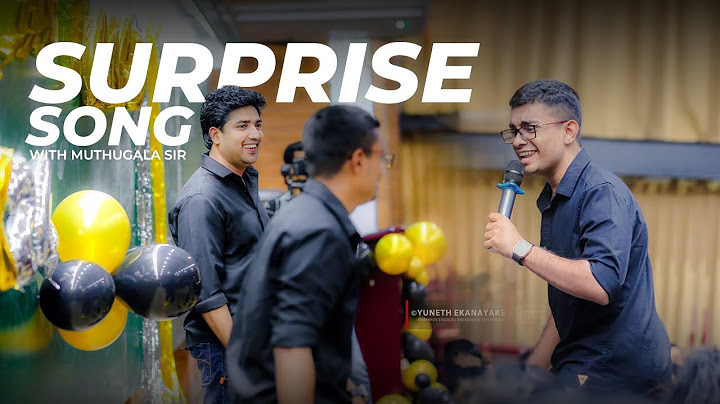 මුතුගල සර් එක්ක කියපු Surprise Song එක | 2024 Kandy farewell Party ❤️@DineshMuthugalaOfficial