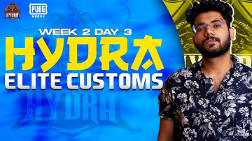 🔴H¥DRA | Alpha! - H¥DRA ELITE CUSTOM DAY 3! 😎 (FACECAM) 🤩|| PUBG MOBILE! 😋