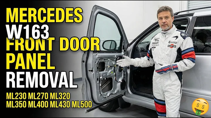 How to Remove Front Door Panel Mercedes W163 (ML320, ML350, ML430, ML500)