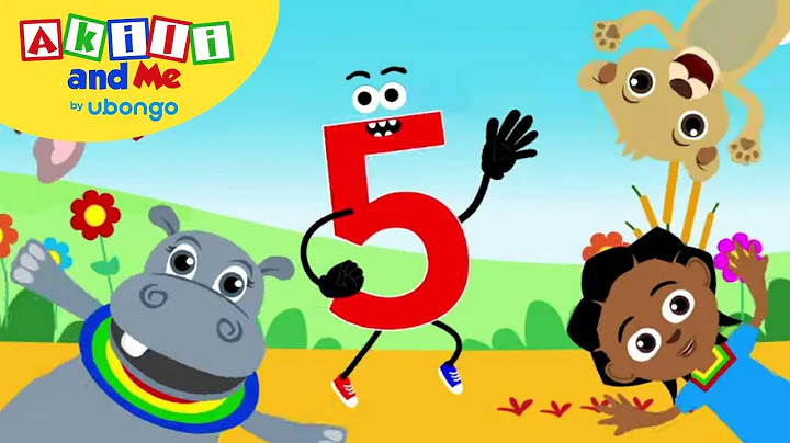 Get to Know the Number 5! | Numbers & Shapes with Akili and Me | African Educational Cartoons