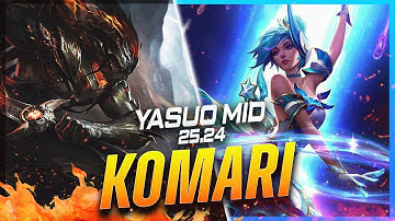 Komari - Yasuo vs Orianna MID Patch 25.24 - Challenger Yasuo Gameplay