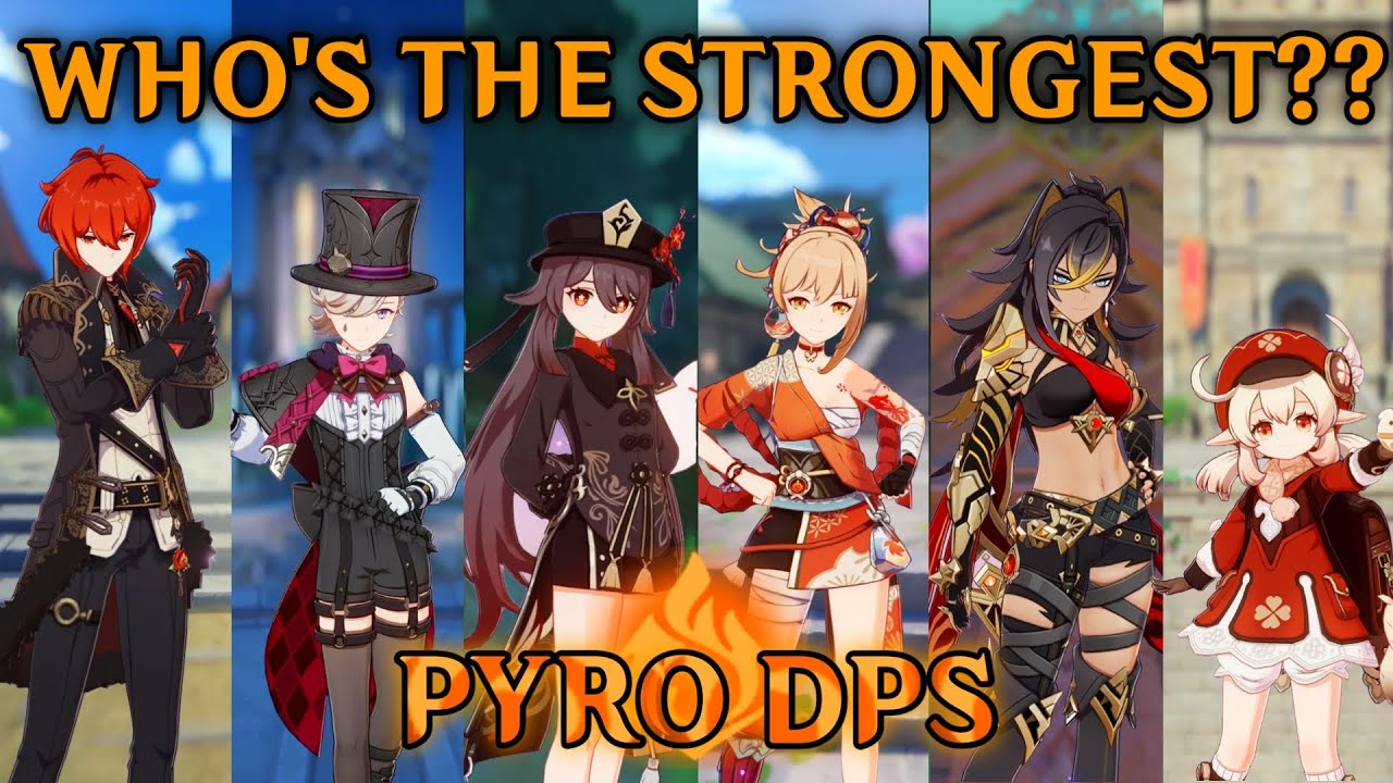 All Genshin Impact Pyro characters: Diluc, Hu Tao, Klee, more - Dexerto