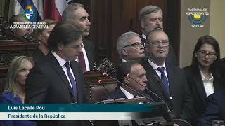 Ceremonia de Asunción del Señor Presidente de la República, Dr. Luis Lacalle Pou