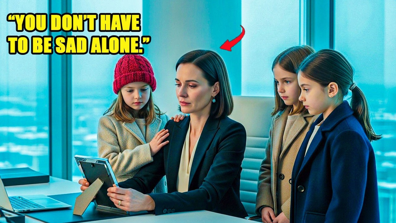 Отец-одиночка собирался уволиться с работы — пока его тройняшки не утешили плачущего миллиардера-...