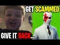 I Scammed A Fortnite Scammer For This Rare Skin...(freakout)