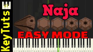 Naja moonlighter  Easy Mode piano Tutorial synthesia